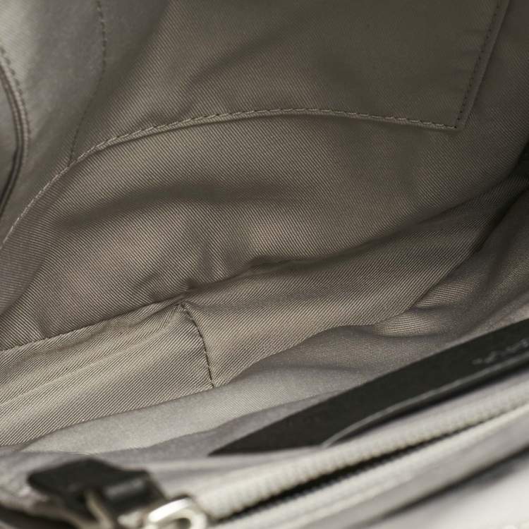 Pre Owned TUMI Black Leather Stanton Tori Flap Backpack