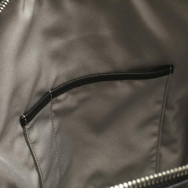 Pre Owned TUMI Black Leather Stanton Tori Flap Backpack