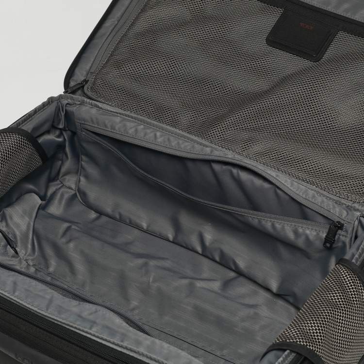 Pre Owned TUMI Black Nylon Alpha Bravo 2 International Office 4 Wheeled Carry On Luggage