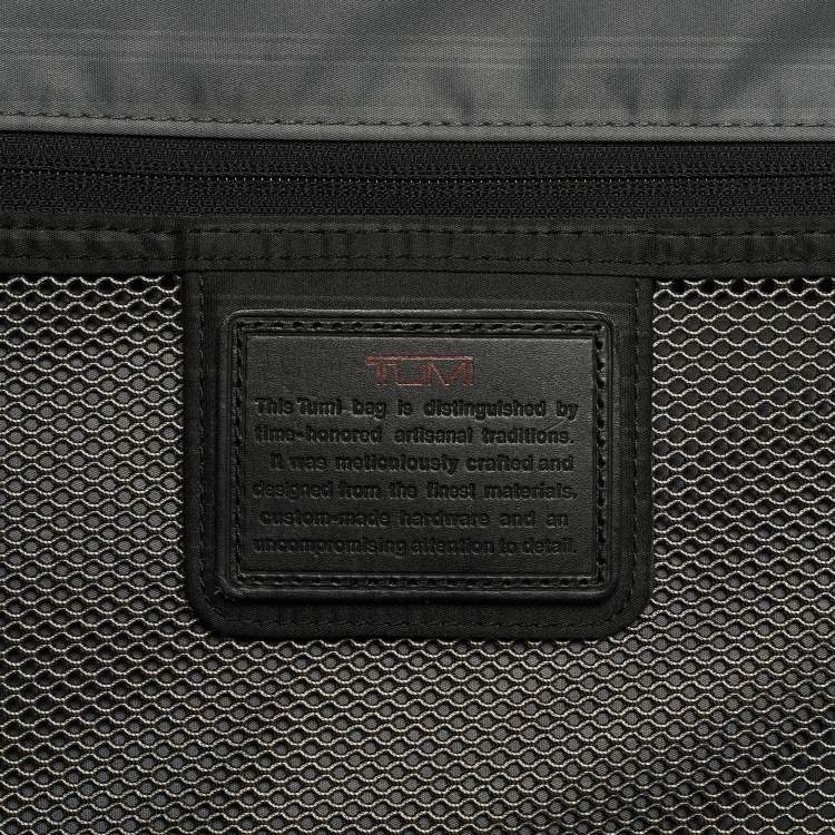 Pre Owned TUMI Black Nylon Alpha Bravo 2 International Office 4 Wheeled Carry On Luggage