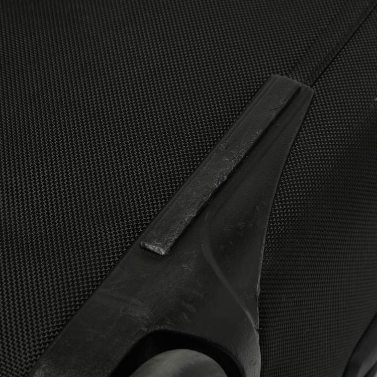 Pre Owned TUMI Black Nylon Alpha Bravo 2 International Office 4 Wheeled Carry On Luggage