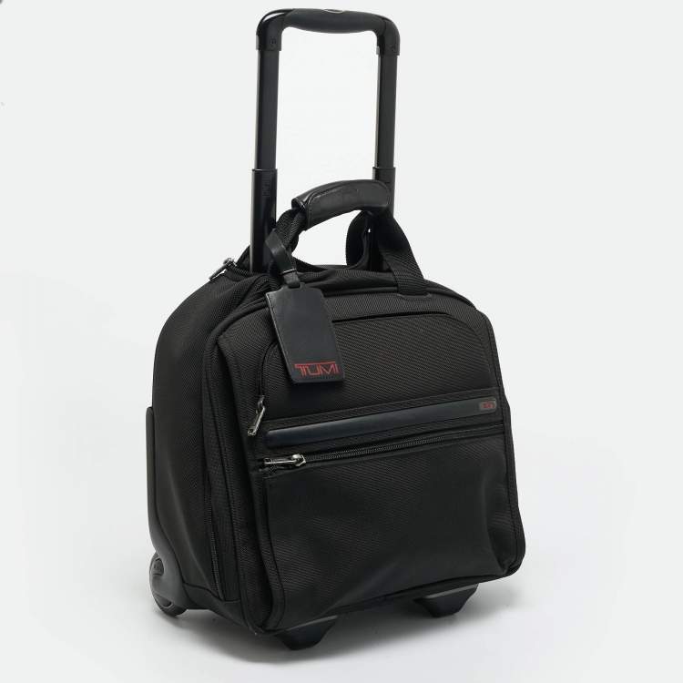 Pre Owned TUMI Black Nylon 2 Wheeled G4 Compact Carry-On Luggage