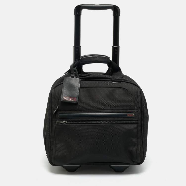 Pre Owned TUMI Black Nylon 2 Wheeled G4 Compact Carry-On Luggage