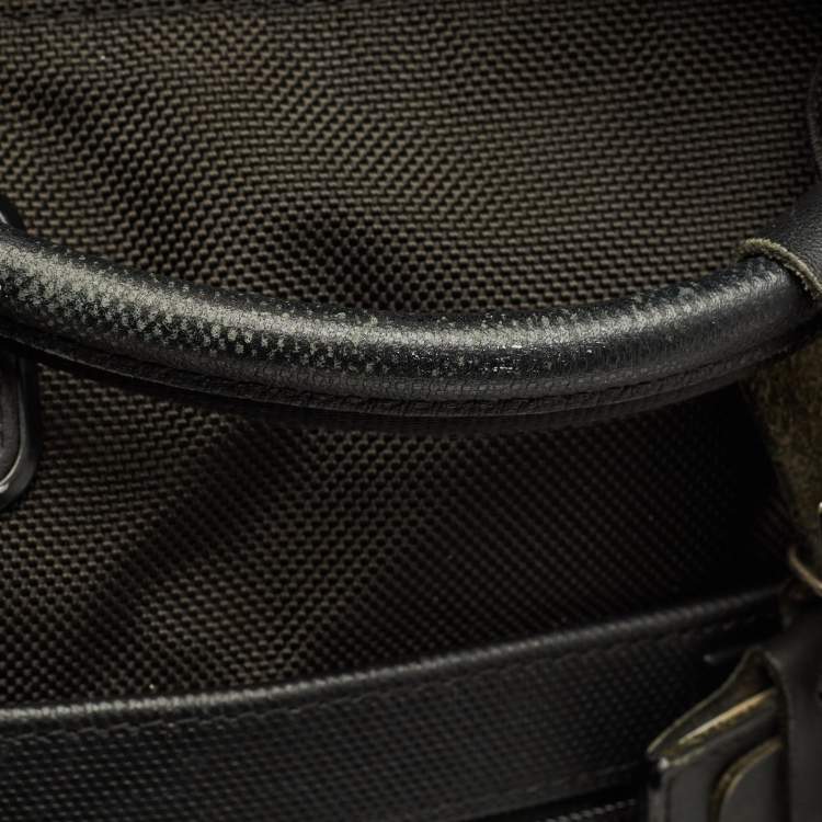 Pre Owned TUMI Black Nylon Alpha 2 Framed Soft Duffel Bag