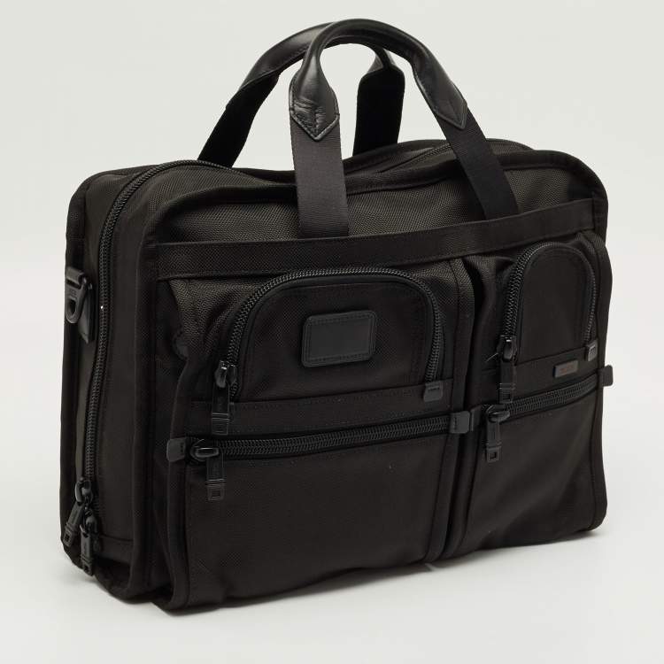 مملوكة مسبقًا ح قيبة مستندات تومي ألفا 2 قابلة للتمدد نايليون سوداء