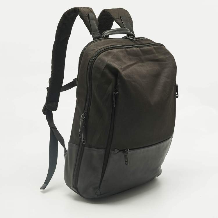 Pre Owned TUMI Black Fabric Honeycomb Tahoe Butler Backpack