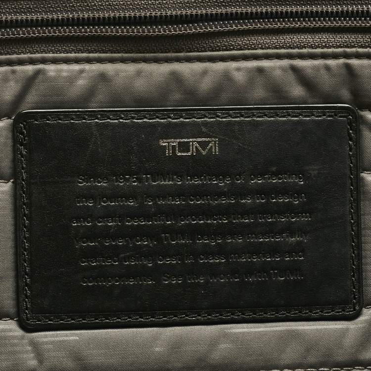 Pre Owned TUMI Black Fabric Honeycomb Tahoe Butler Backpack