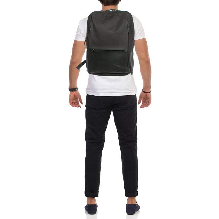 Pre Owned TUMI Black Fabric Honeycomb Tahoe Butler Backpack