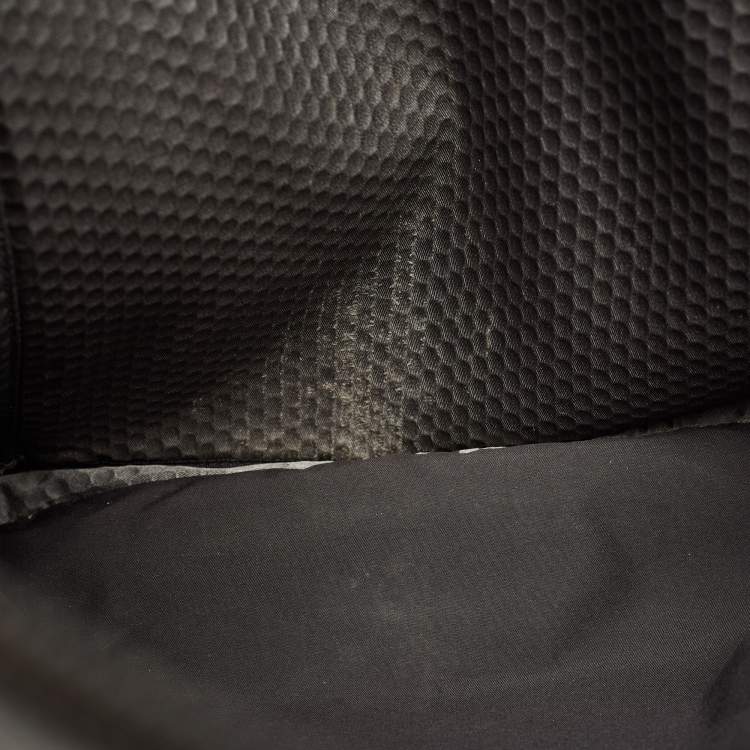 Pre Owned TUMI Grey/Brown Canvas Alpha Bravo Kingsville Deluxe Backpack