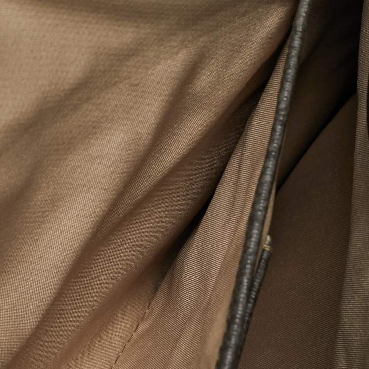 Pre Owned TUMI Sinclair Nia Grey Coated Canvas Commuter Briefcase 