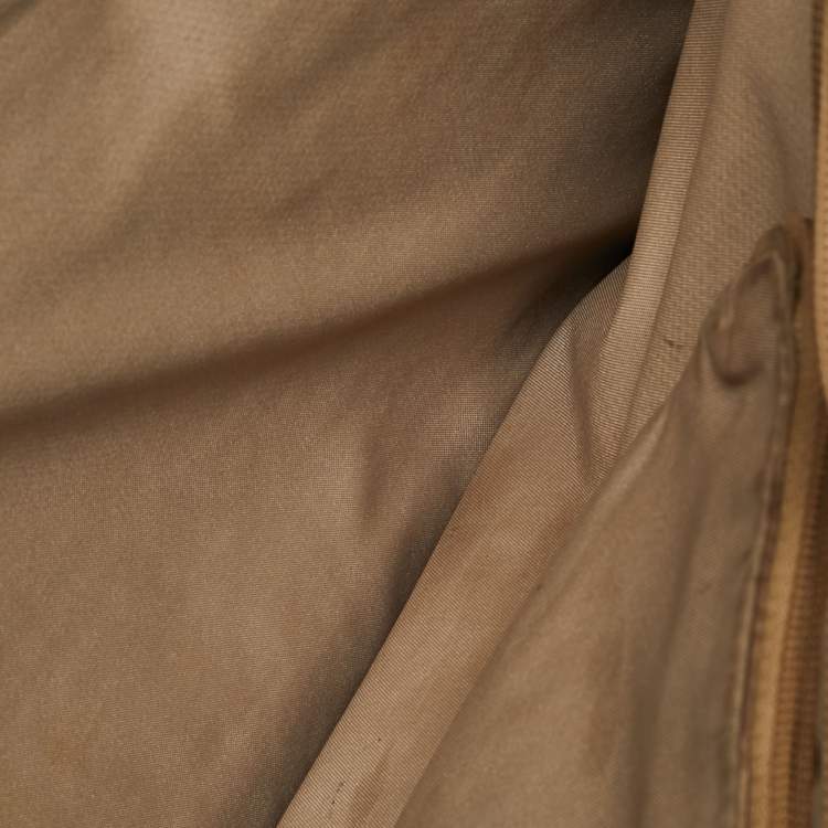 Pre Owned TUMI Sinclair Nia Grey Coated Canvas Commuter Briefcase 