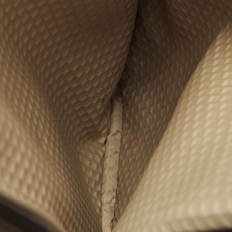 Pre Owned TUMI Alpha Bravo Monterey Brown Leather and Nylon Sling Backpack