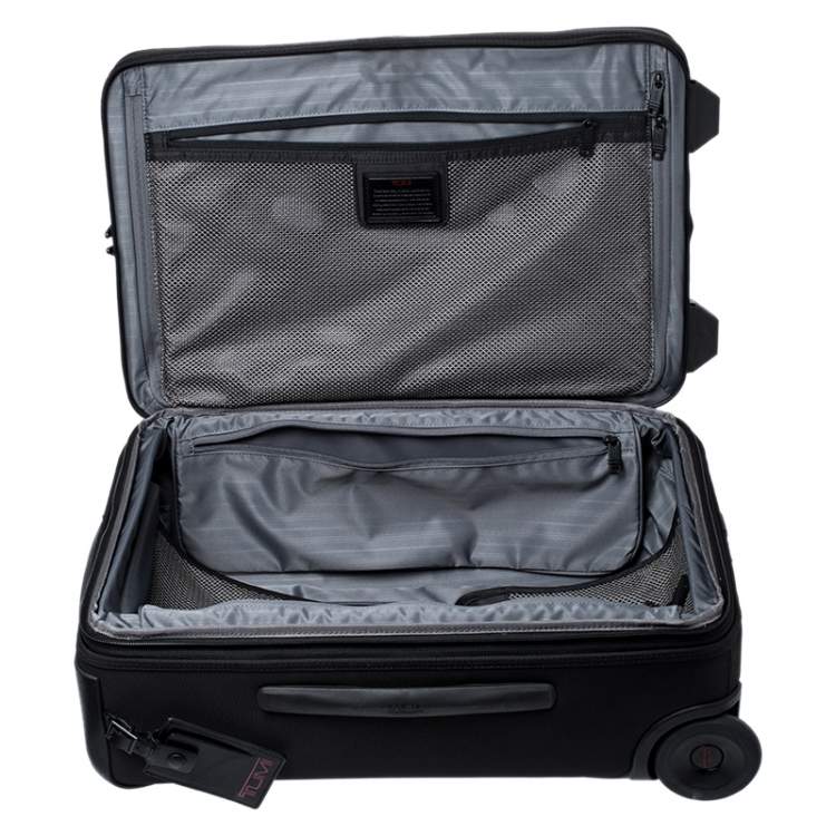 Pre Owned TUMI Black Nylon 2 Wheel Expandable II Carry On Luggage