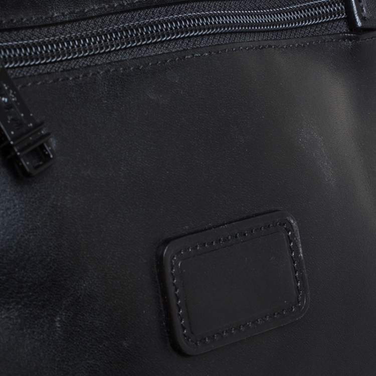 Pre Owned TUMI Black Leather Alpha 2 Toiletry Pouch