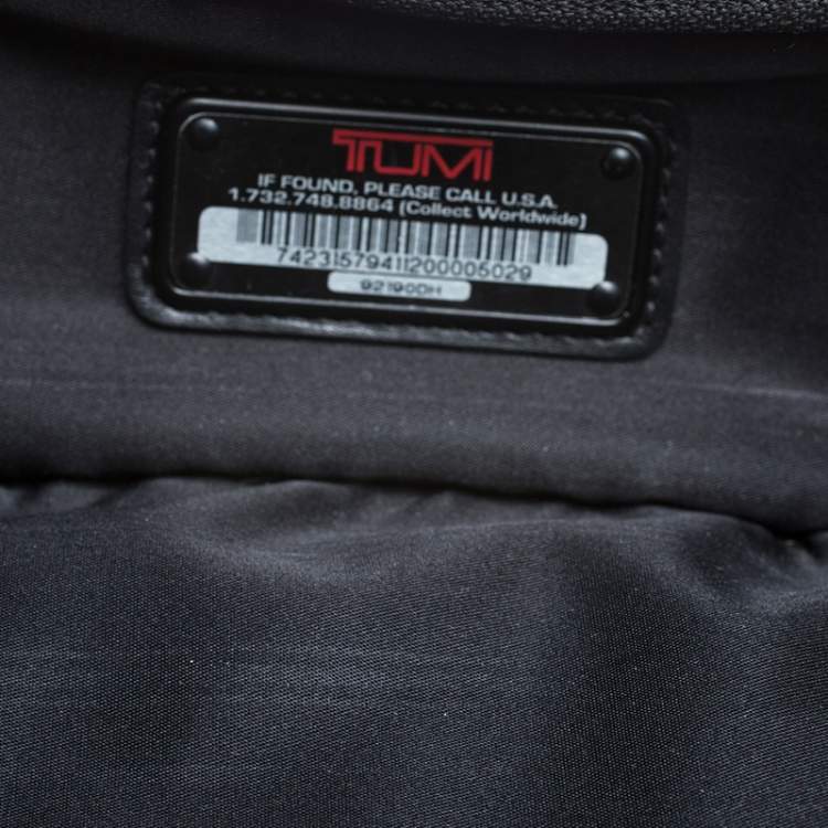 Pre Owned TUMI Black Leather Alpha 2 Toiletry Pouch