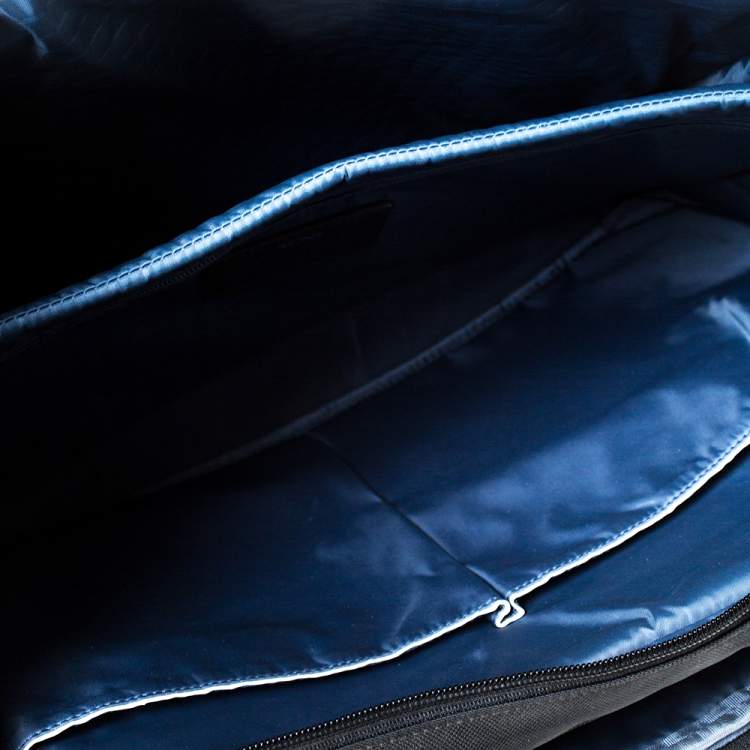 Pre Owned Tumi Black Nylon and Leather T-Pass Kennedy Deluxe Brief Laptop Bag