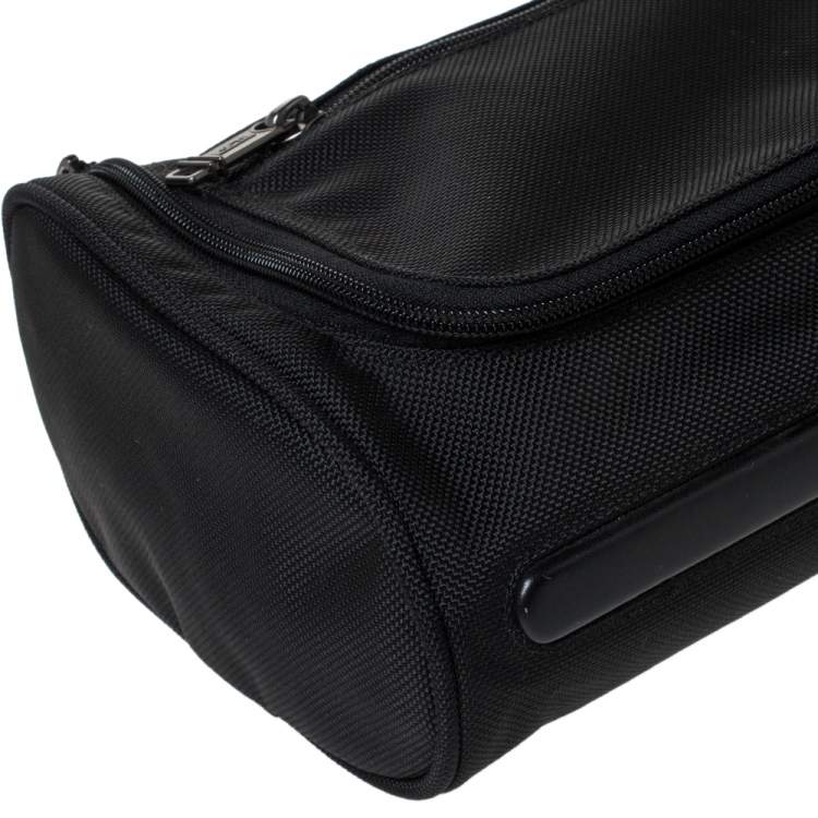 Pre Owned Tumi Black Nylon and Leather Vanity Pouch