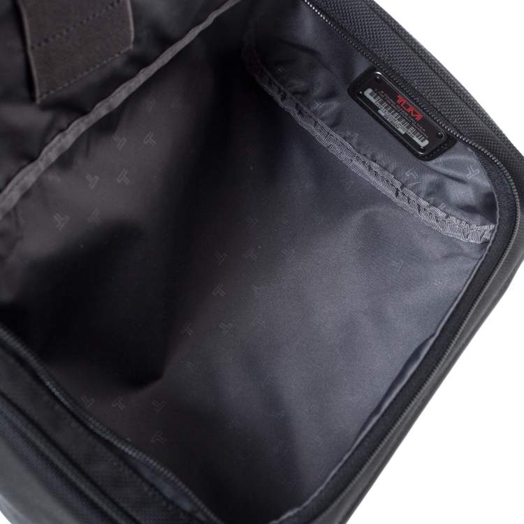Pre Owned Tumi Black Nylon and Leather Vanity Pouch