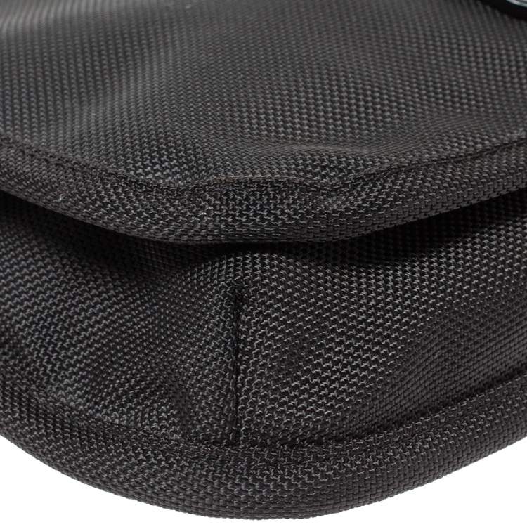 Pre Owned Tumi Black Nylon Messenger Bag