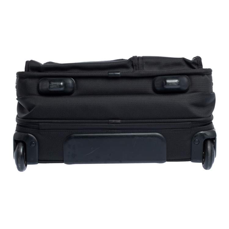 Pre Owned TUMI Black Nylon 2 Wheel Alpha 2 Short Trip Case