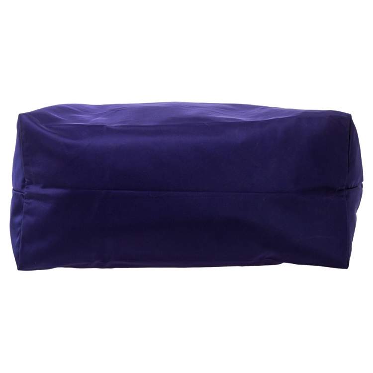 Pre Owned TUMI Purple Nylon Shopper Tote