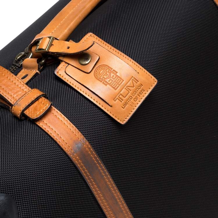 مملوكة مسبقًا TUMI Black/Brown Nylon and Leather Trim Limited Edition 38/1975 40th Anniversary Collection Luggage 