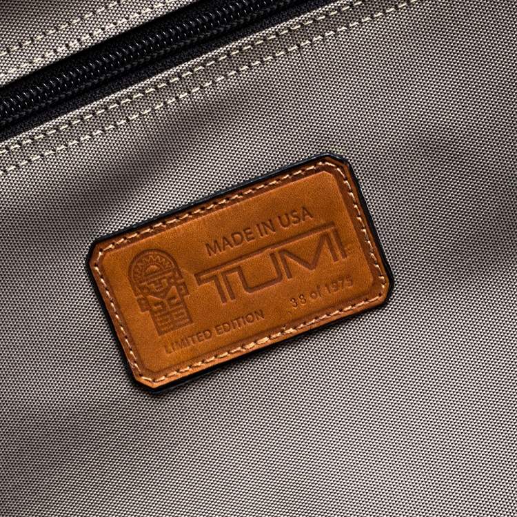 مملوكة مسبقًا TUMI Black/Brown Nylon and Leather Trim Limited Edition 38/1975 40th Anniversary Collection Luggage 