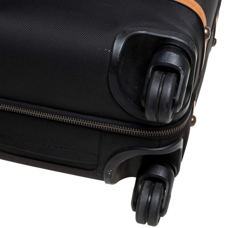 مملوكة مسبقًا TUMI Black/Brown Nylon and Leather Trim Limited Edition 38/1975 40th Anniversary Collection Luggage 