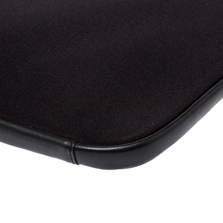Pre Owned Tumi Black Neoprene Laptop Cover