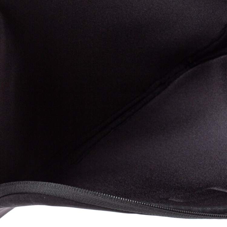 Pre Owned Tumi Black Neoprene Laptop Cover