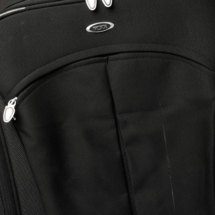 Pre Owned Tumi Black Nylon T3 Expandable Carry On Trolley Suitcase