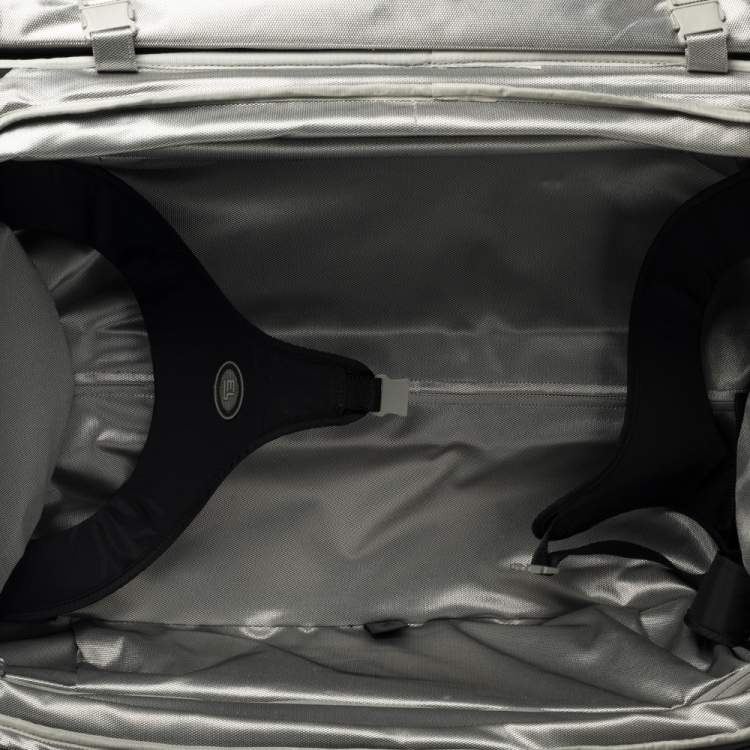 Pre Owned Tumi Black Nylon T3 Expandable Carry On Trolley Suitcase