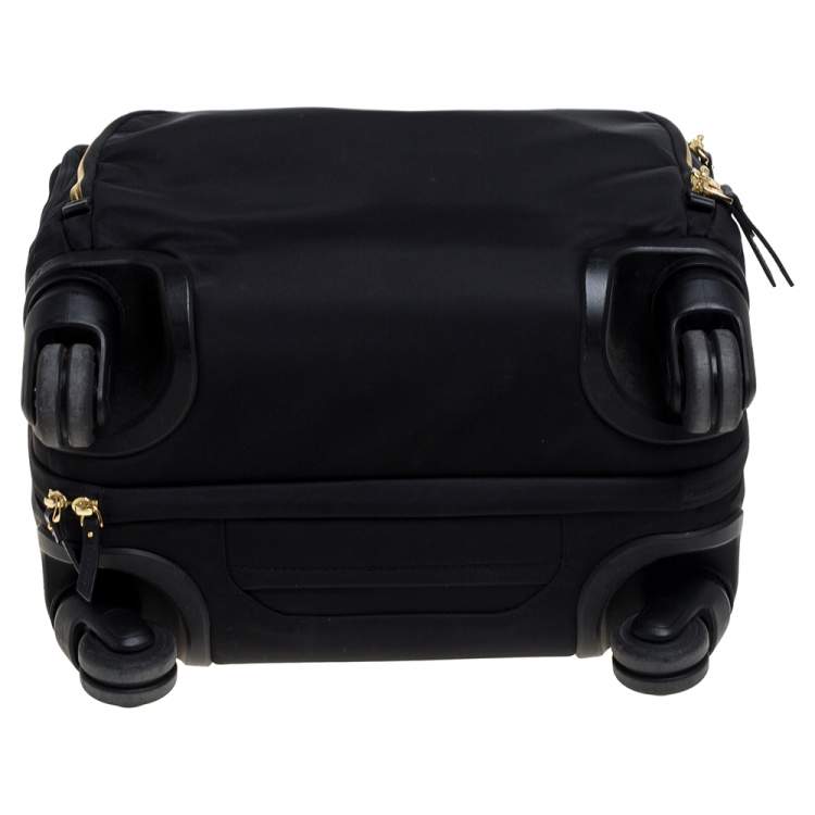 Pre Owned TUMI Black Nylon Oslo Compact Carry On Luggage
