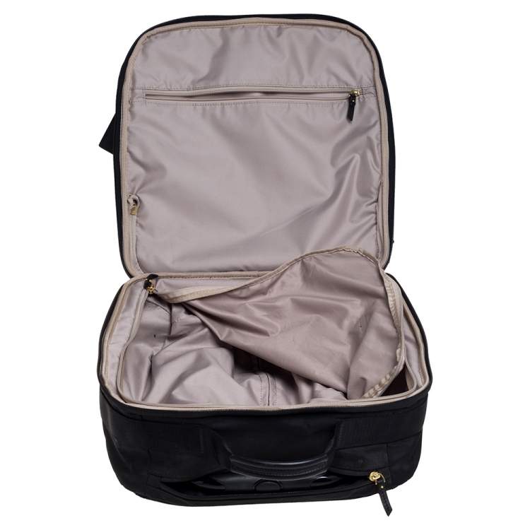 Pre Owned TUMI Black Nylon Oslo Compact Carry On Luggage
