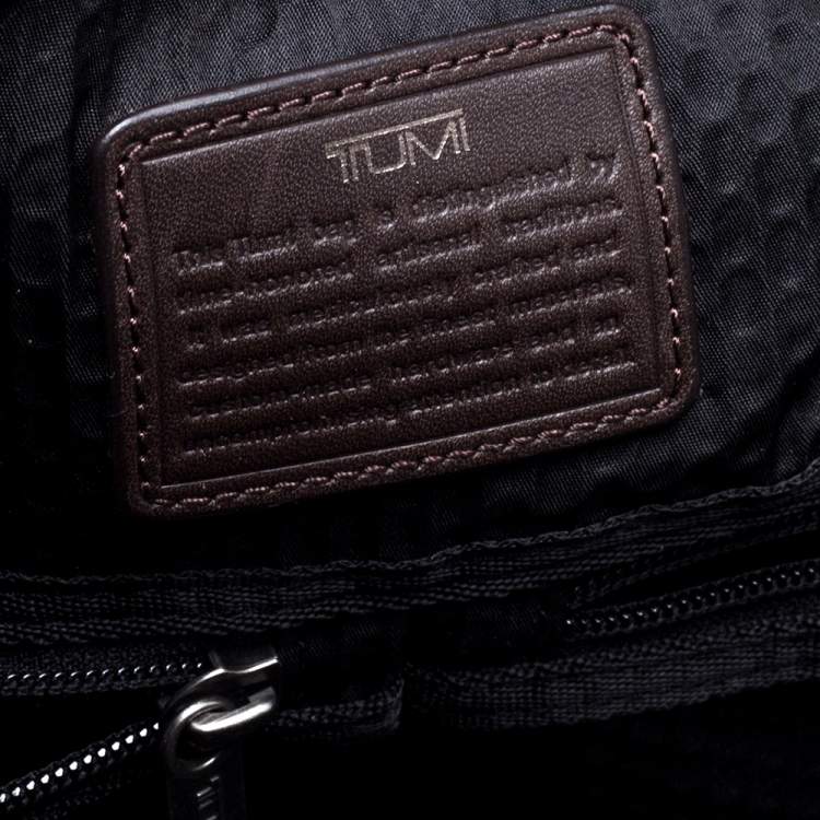 Pre Owned TUMI Black Nylon Alpha Bravo Dorado Duffel Bag