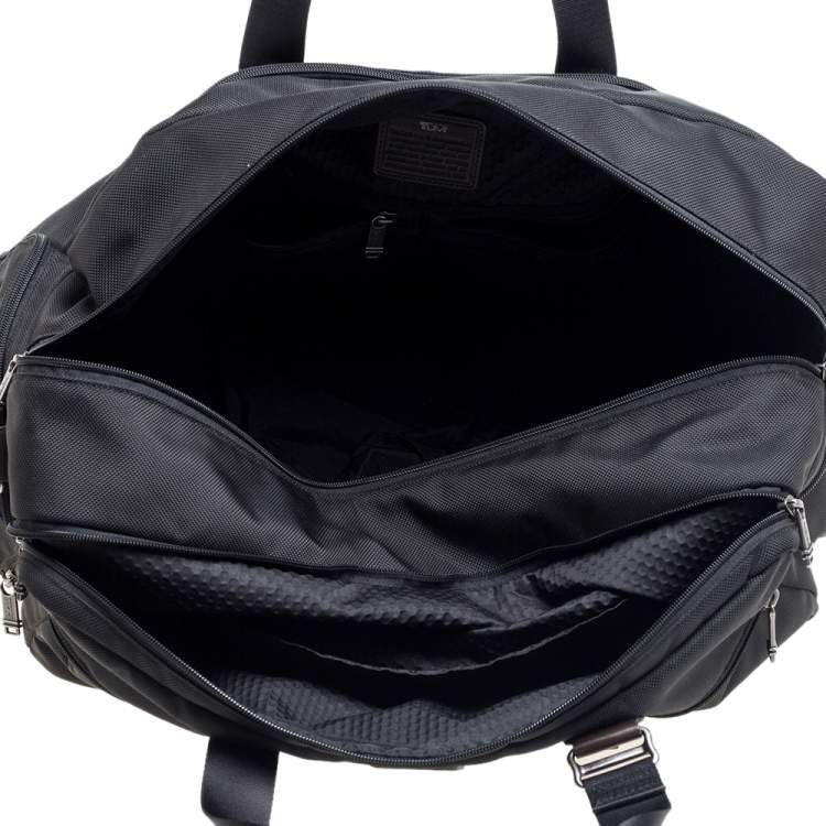 Pre Owned TUMI Black Nylon Alpha Bravo Dorado Duffel Bag