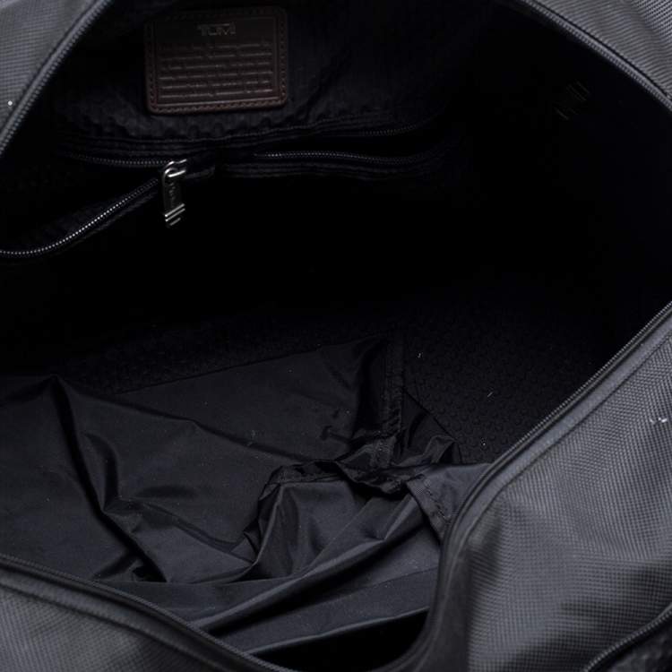 Pre Owned TUMI Black Nylon Alpha Bravo Dorado Duffel Bag