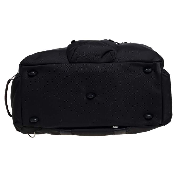 Pre Owned TUMI Black Nylon Alpha Bravo Dorado Duffel Bag
