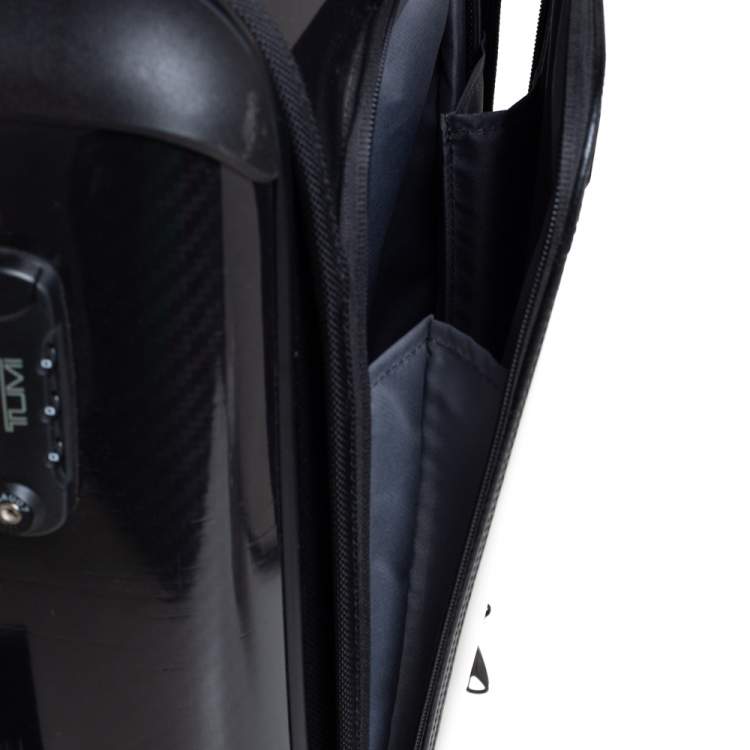 Pre Owned TUMI Black Aluminum Tegra Lite Expandable Carry On Luggage