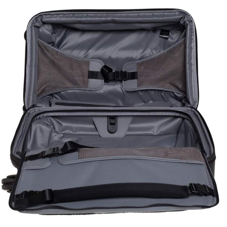 Pre Owned TUMI Black Aluminum Tegra Lite Expandable Carry On Luggage
