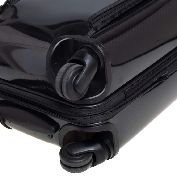 Pre Owned TUMI Black Aluminum Tegra Lite Expandable Carry On Luggage