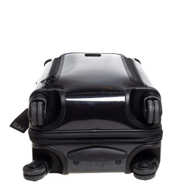 Pre Owned TUMI Black Aluminum Tegra Lite Expandable Carry On Luggage