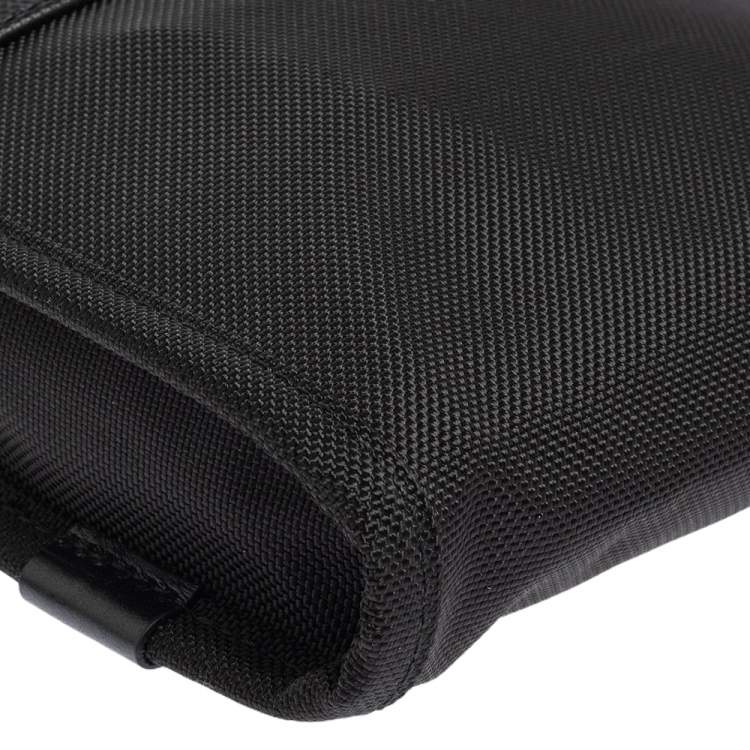 Pre Owned Tumi Black Nylon Alpha 2 Pocket Messenger Bag