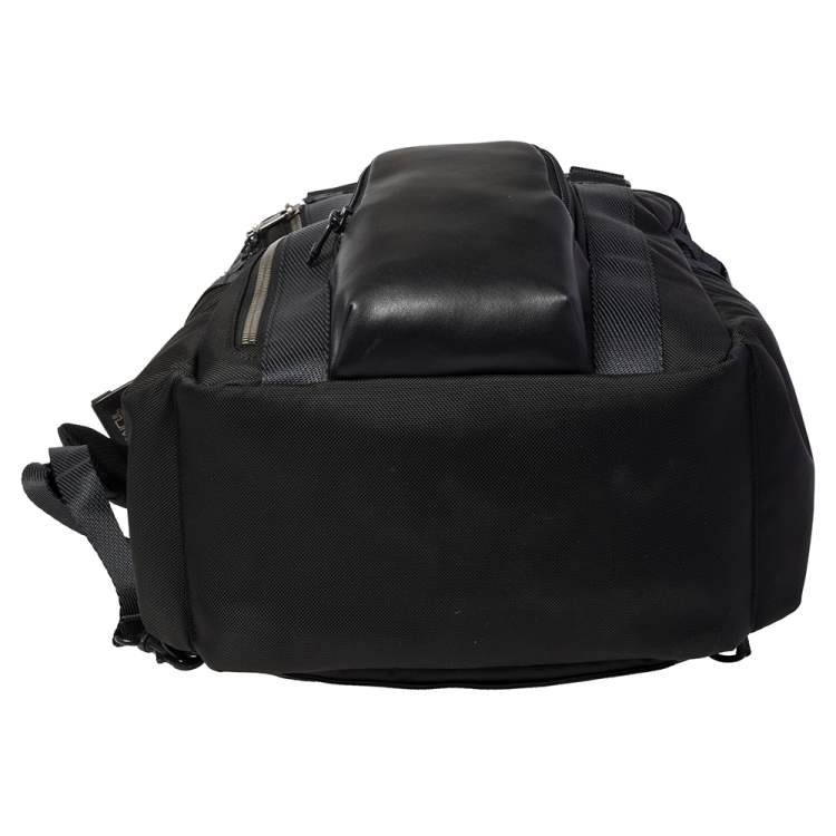 Pre Owned TUMI Black Nylon and Leather Alpha Bravo Kings Backpack Tote