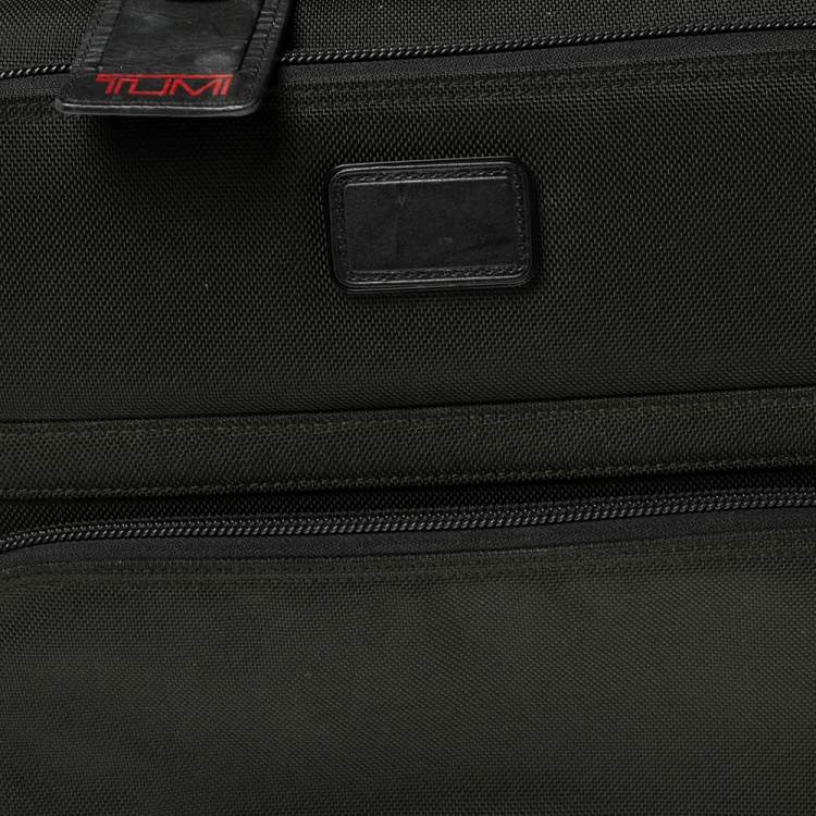 Pre Owned TUMI Black Nylon 2 Wheel Alpha Expandable Compact Carry On Luggage
