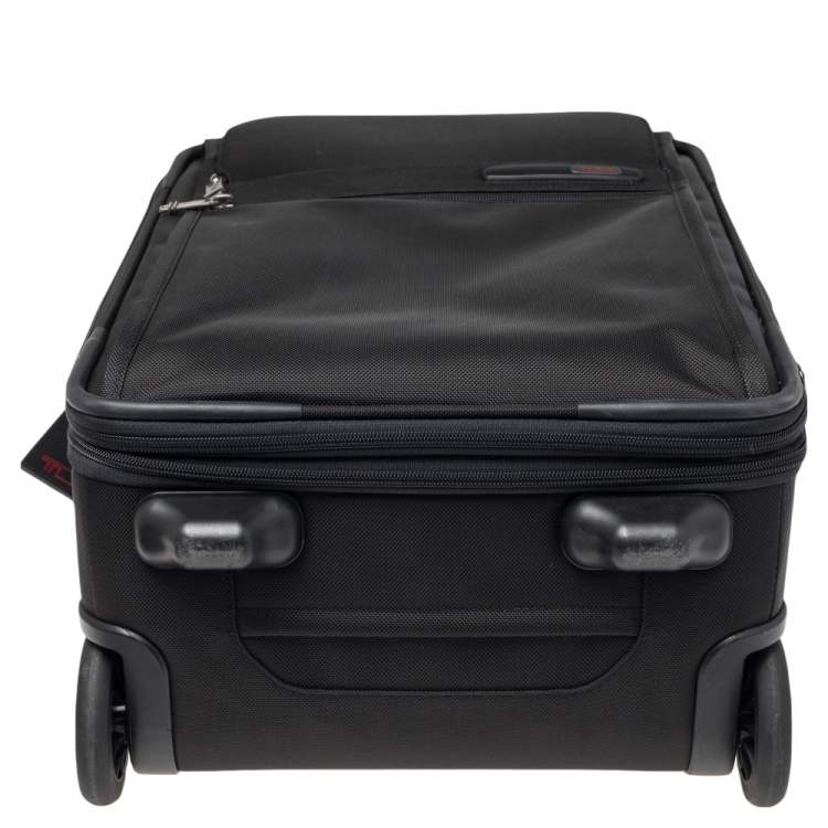 Pre Owned TUMI Black Nylon Gen 4.2 Expandable 4 Wheel Carry On Luggage