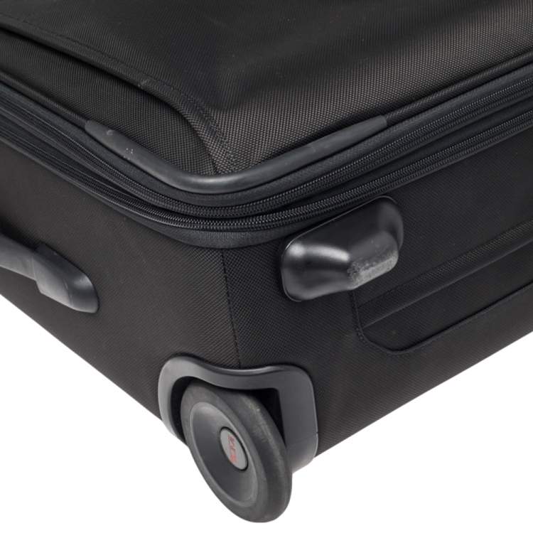 Pre Owned TUMI Black Nylon Gen 4.2 Expandable 4 Wheel Carry On Luggage
