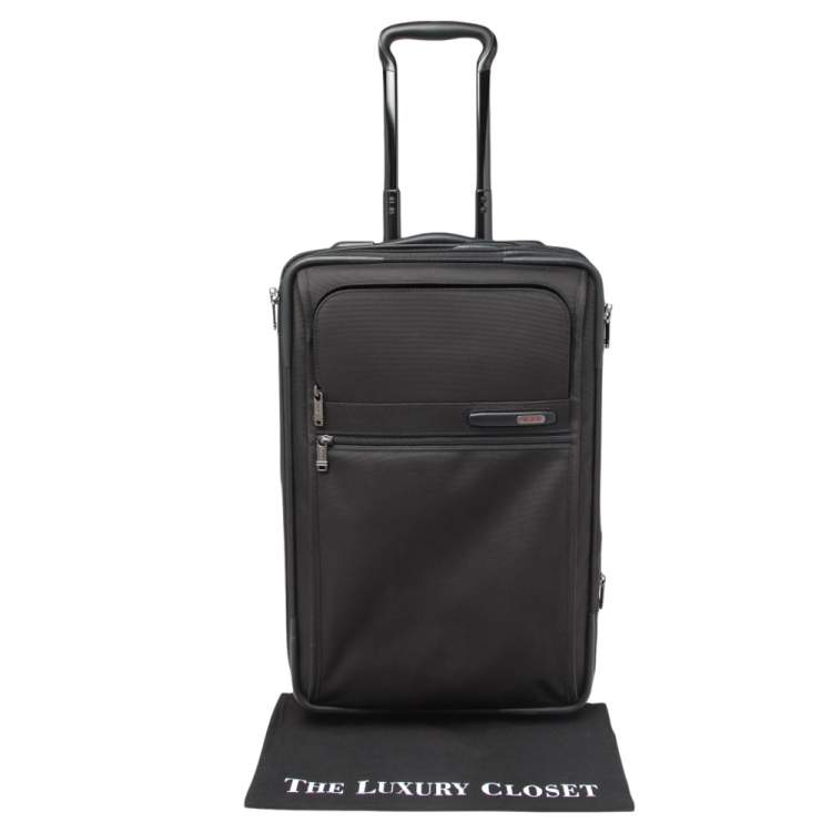 Pre Owned TUMI Black Nylon Gen 4.2 Expandable 4 Wheel Carry On Luggage