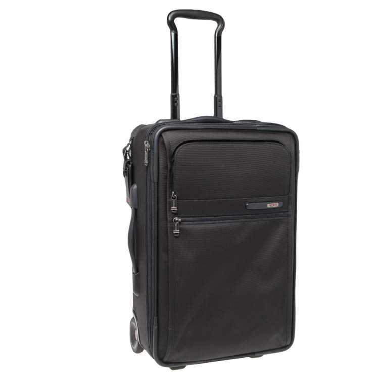 Pre Owned TUMI Black Nylon Gen 4.2 Expandable 4 Wheel Carry On Luggage