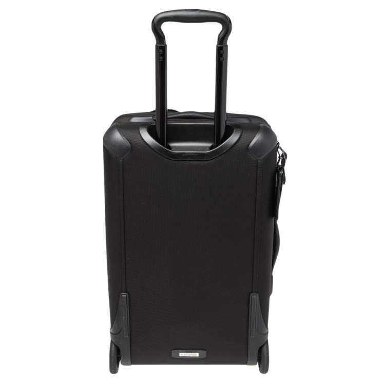 Pre Owned TUMI Black Nylon Gen 4.2 Expandable 4 Wheel Carry On Luggage